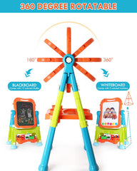 Lehoo Castle Easel kid using for drawing and learning