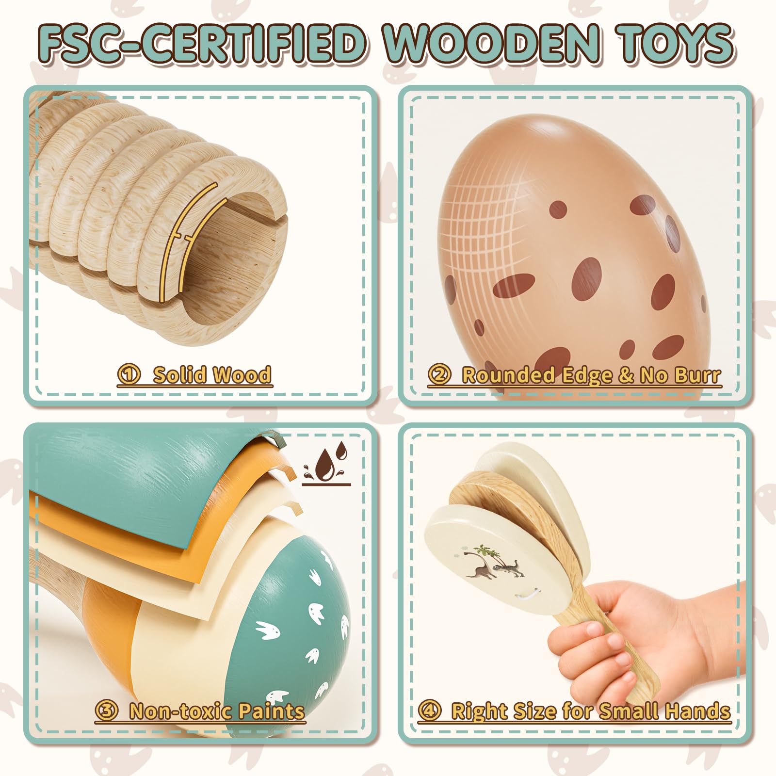 Lehoo Castle egg shaker provides portable musical fun on the go.