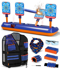 Lehoo Castle electronic targets base stabilizes play for intense Nerf sessions