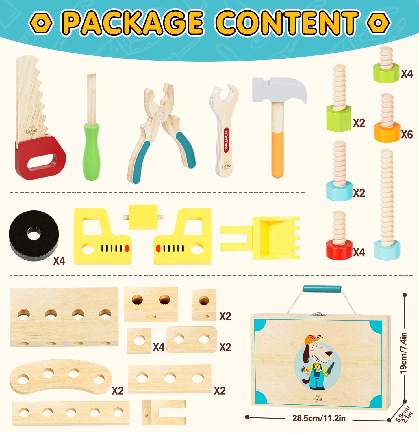 Lehoo Castle excavator build components inviting open-ended construction play