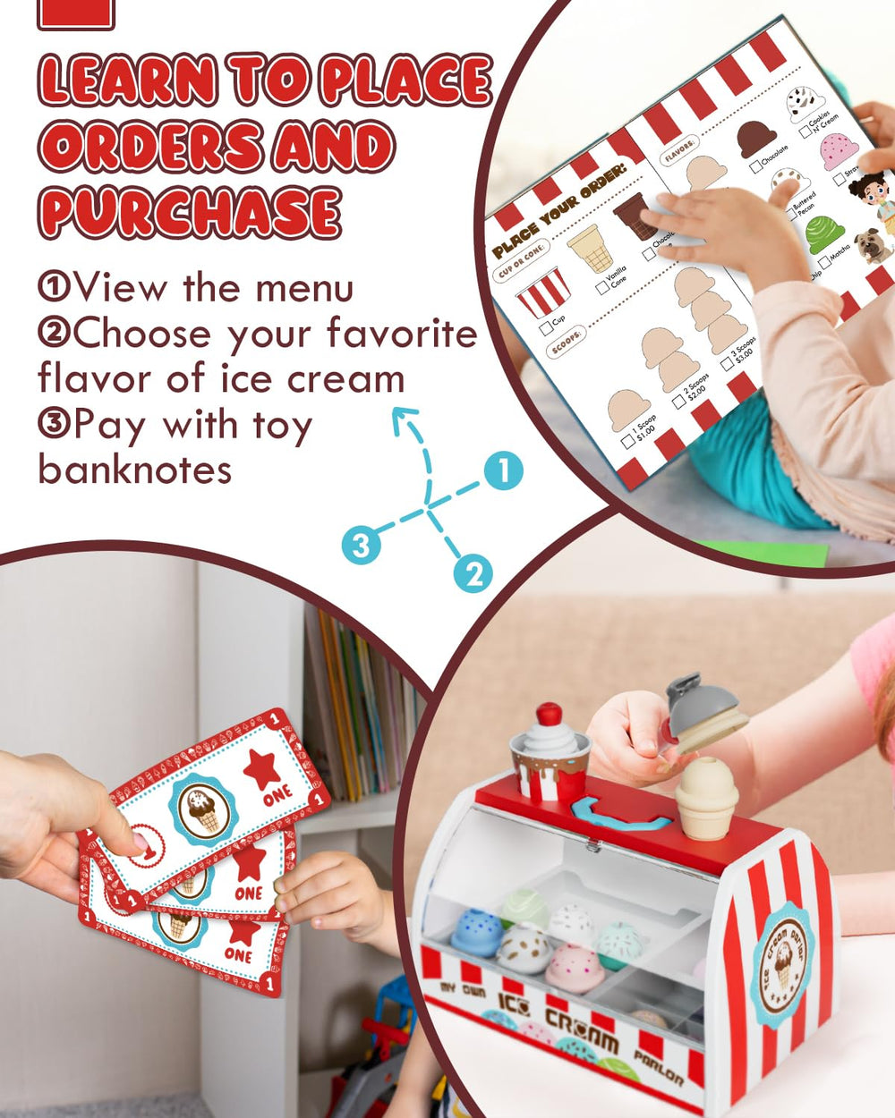 Lehoo Castle ice-cream toppings invite tactile exploration and creative flavor ideas
