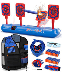 Lehoo Castle Nerf Target base with auto-reset action for continuous play