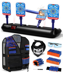 Lehoo Castle Nerf target base with four targets for lively family practice sessions