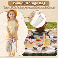 Lehoo Castle picnic mat storage doubles as tidy toy storage