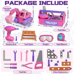 Lehoo Castle pink tool set makes a charming gift for 3-5 year olds