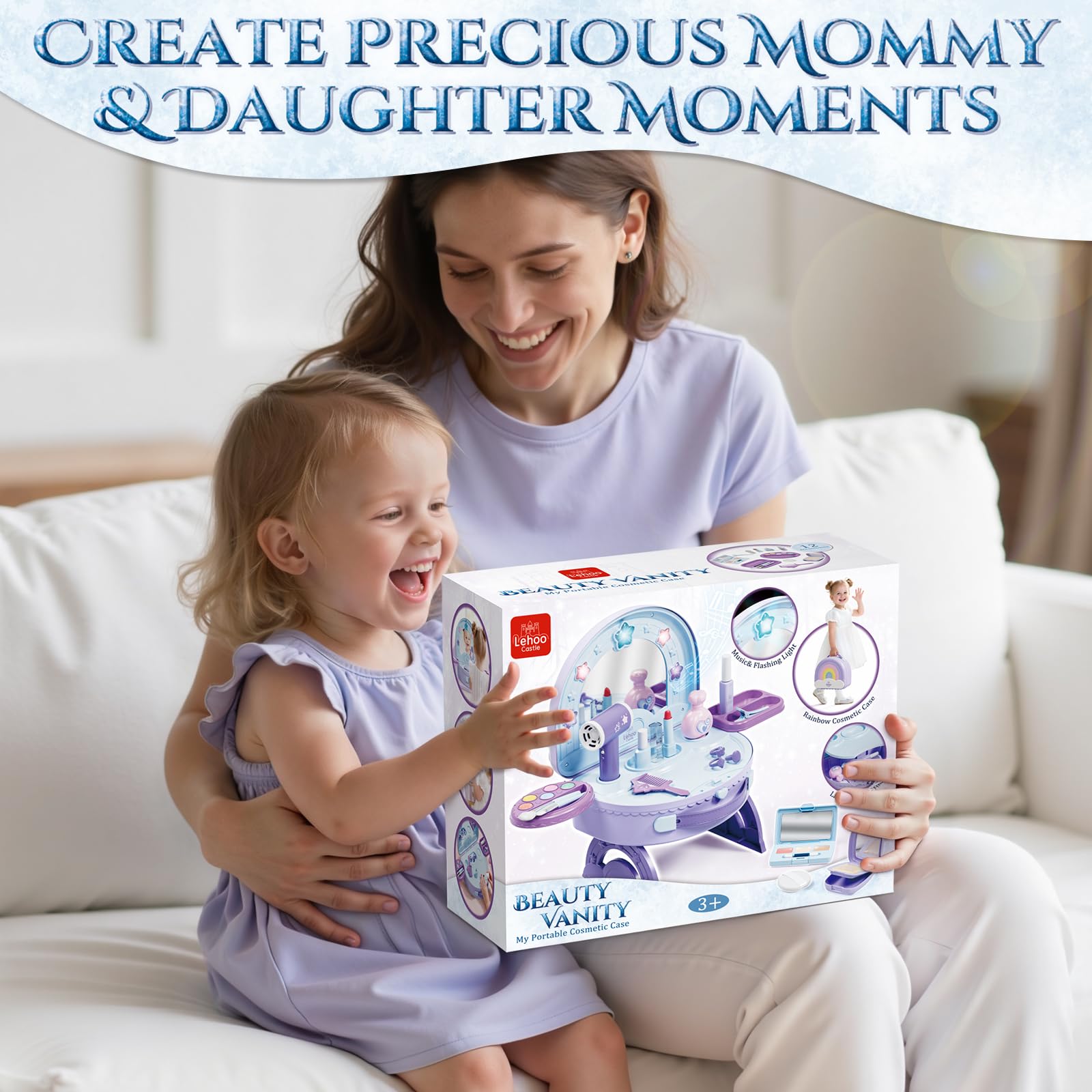 Lehoo Castle princess play gift ideal starter vanity for young girls