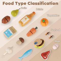 Lehoo Castle pumpkin, mushroom, and garlic toys spark creative recipes during pretend cooking.
