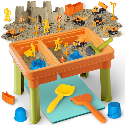 Lehoo Castle sensory table with lid for organized play and mess control