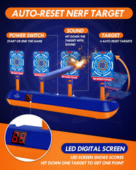 Lehoo Castle targets four panels ready for rapid hit-and-reset gameplay