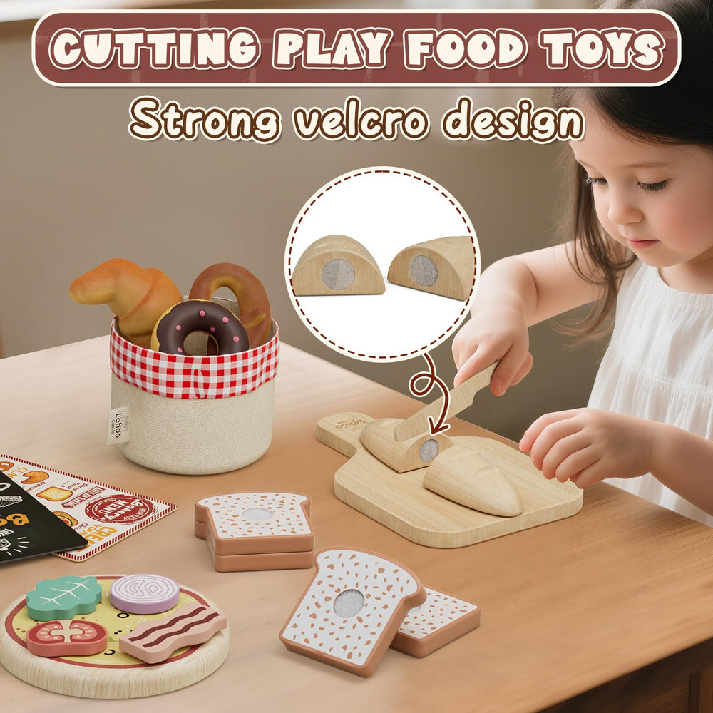 Lehoo Castle Velcro cutting action on crust and toppings for safe creativity