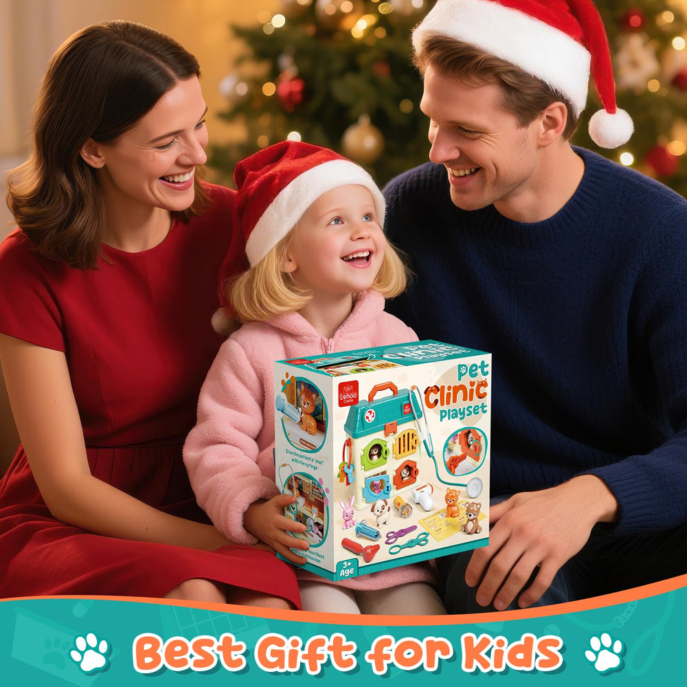 Lehoo Castle Vet Playset keys and rooms for unlocking play