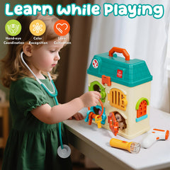 Lehoo Castle Vet Playset encourages kids to explore pet care concepts