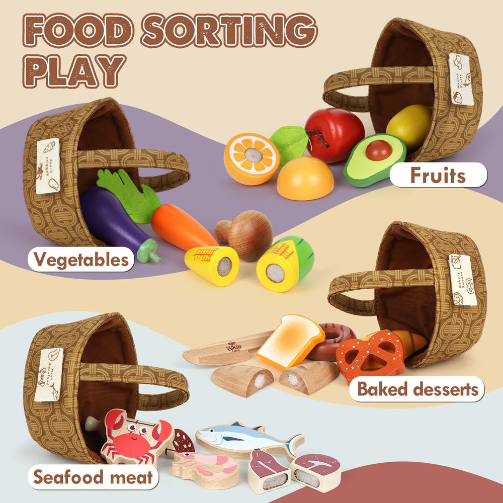 Lehoo Castle orange play food for color learning and imaginative snacking