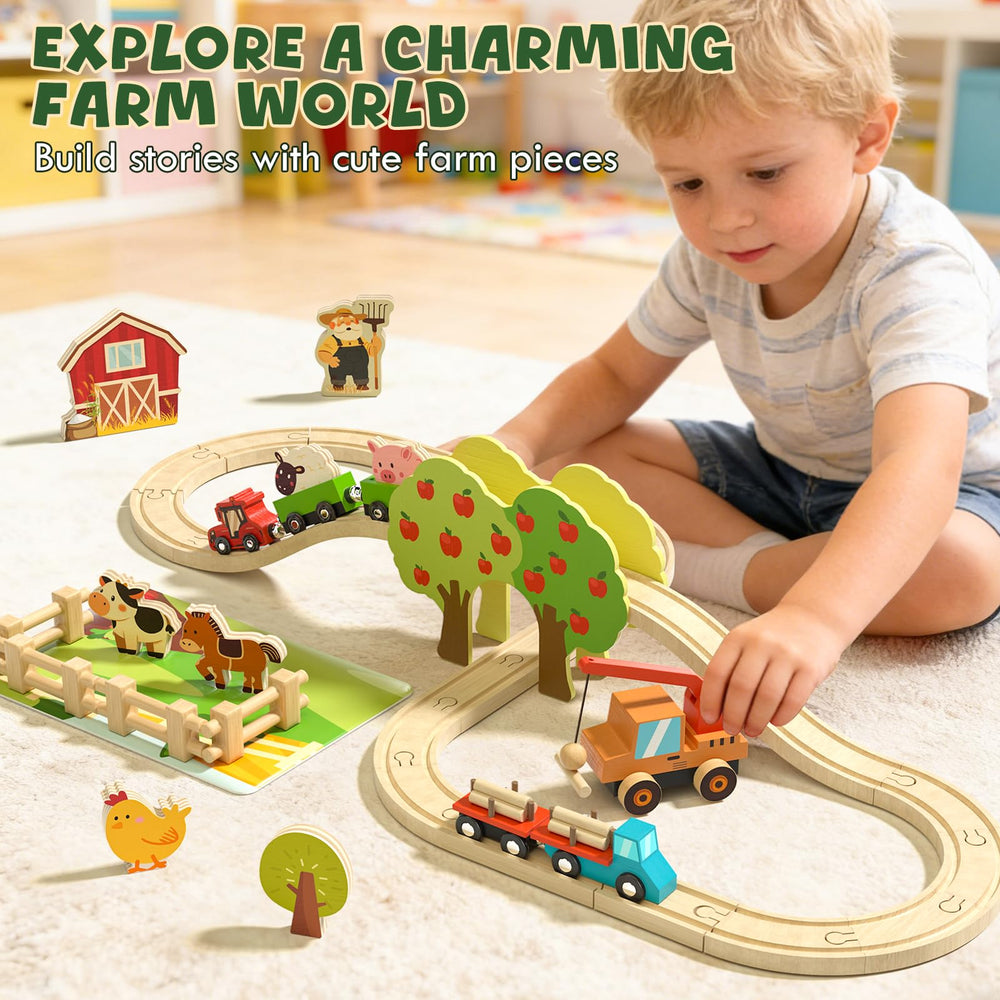 Lehoo Castle wooden track pieces expand with other brands for bigger adventures