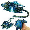 LehuoMaker dragon wings posed for dynamic display and interactive posing.
