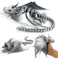 LehuoMaker dragon with wings; dynamic posing ideal for interactive display.