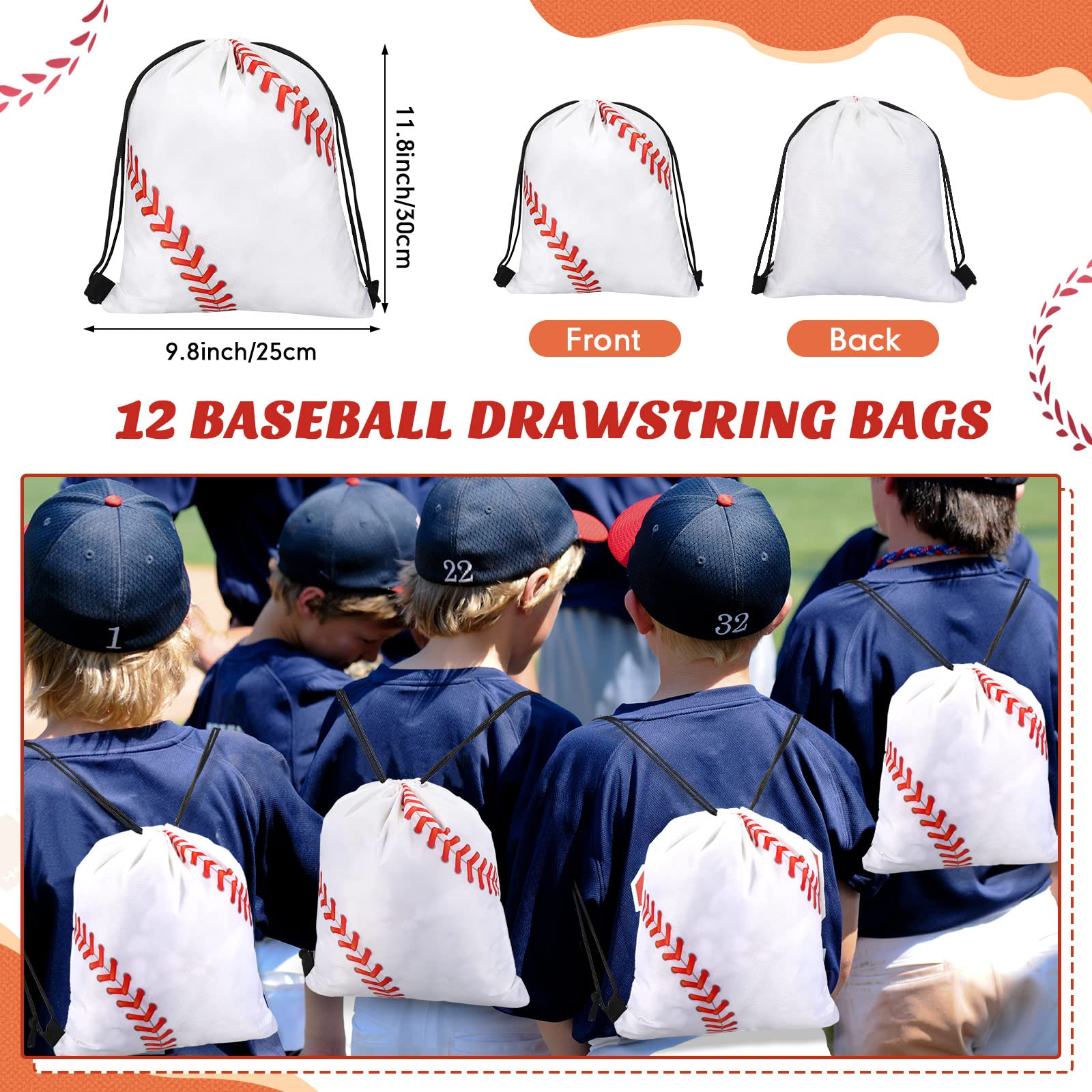 LEIFIDE drawstring bags hold favors and candy
