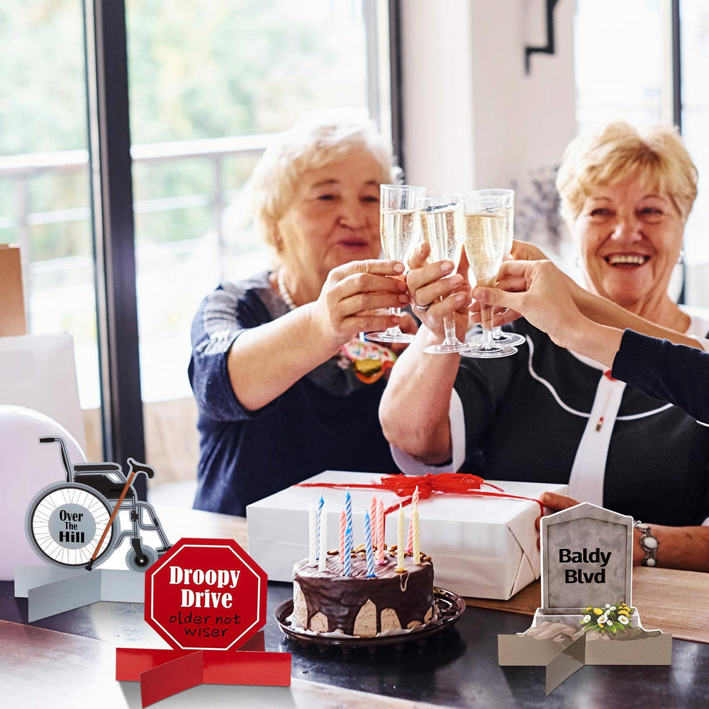 Leinuosen family party centerpiece collection creates cohesive table styling.