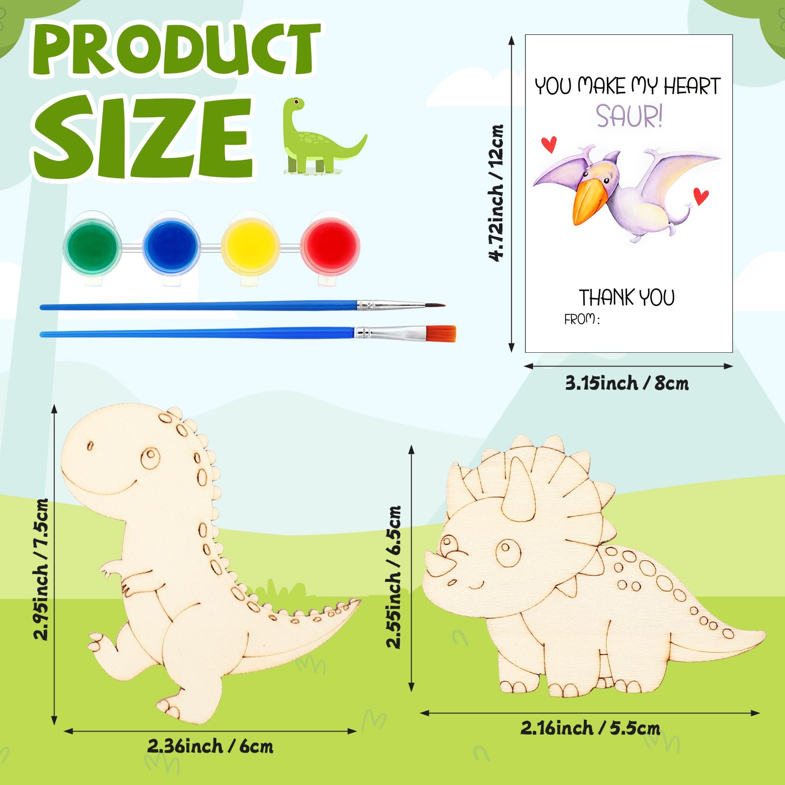 Leinuosen mini watercolor sets offering four colors for quick painting