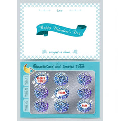 Leinuosen holographic circle labels for wedding invitations and games