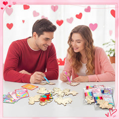 Leinuosen Valentines unicorn party favors: complete kit for unicorn themed celebrations.