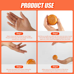 Leitee hamburger yo-yo rope length supports easy tossing practice