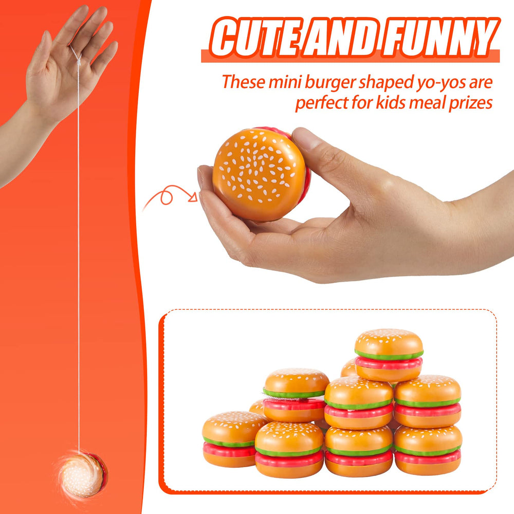 Leitee hamburger yo-yo realistic design delights kids during events