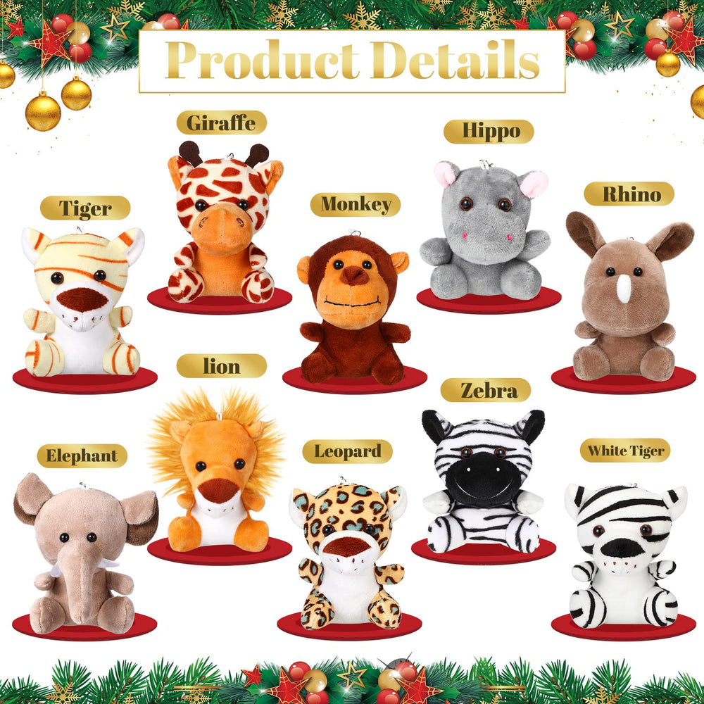 Leitee safari plush set makes a cute kids' gift and party favor.