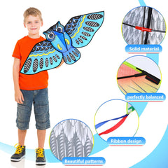 Leitee owl kite 6-pack offering stable flight for outdoor recreation.