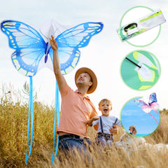 Leitee owl kite with bright patterns, ideal for beginners to practice light flight