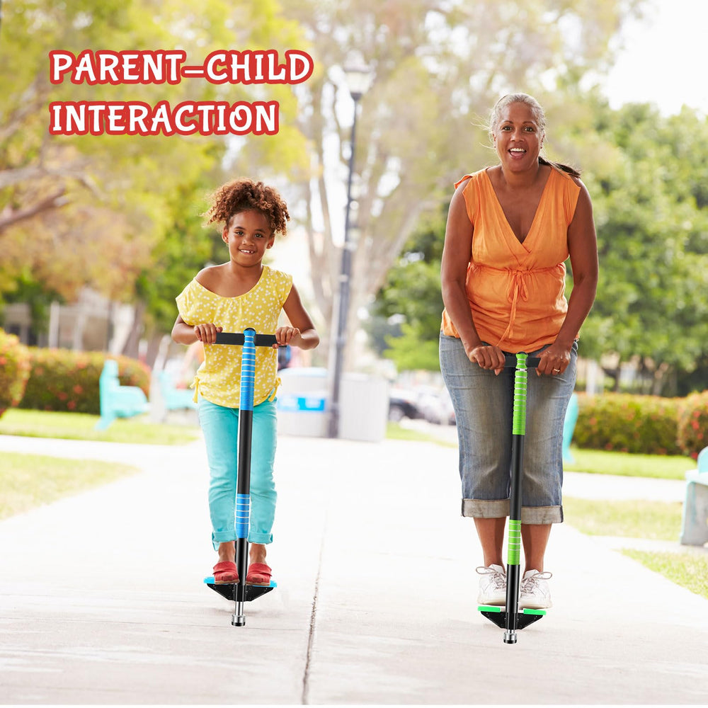 Leitee pogo stick comfortable grip makes holding easy for kids.