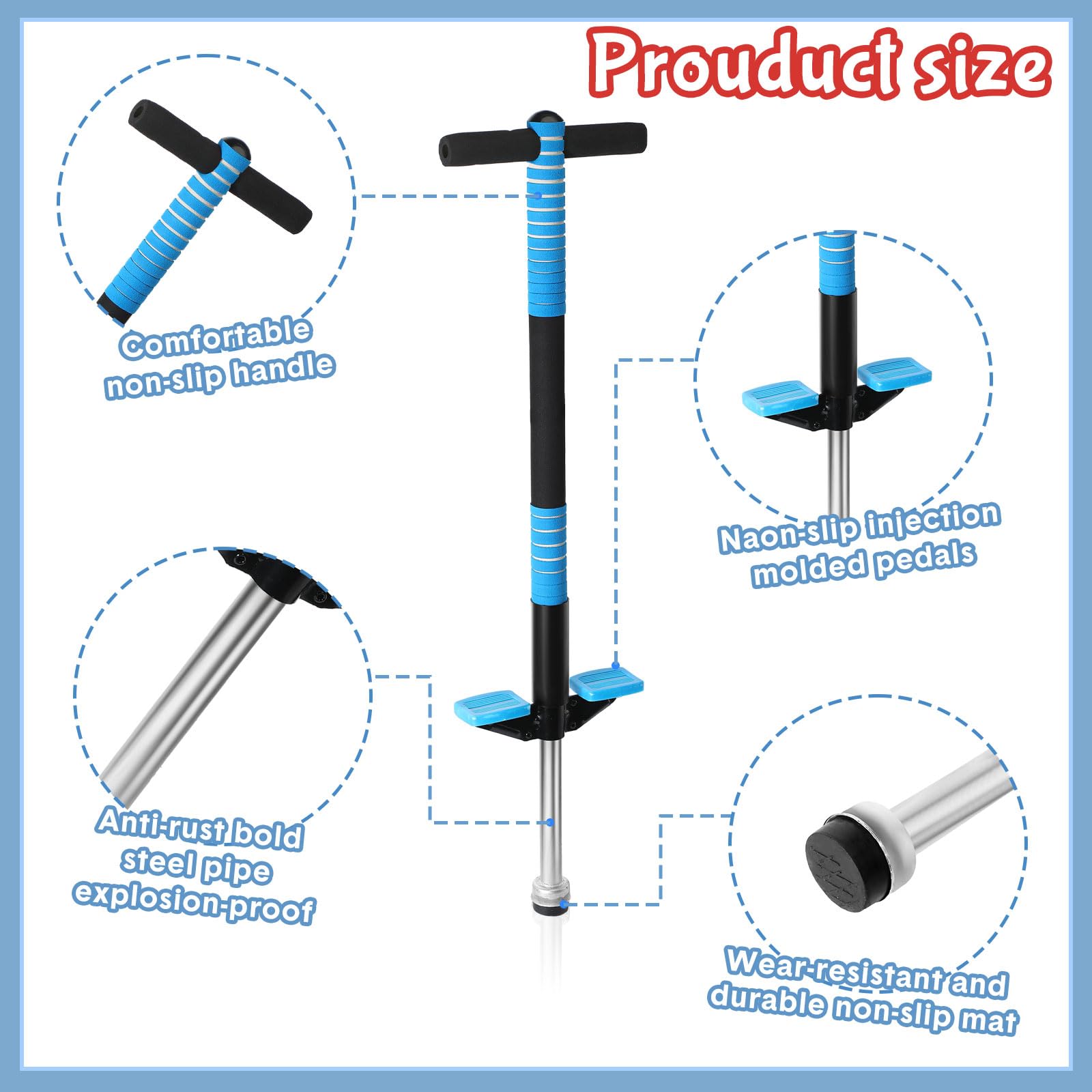 Leitee pogo stick kids green supports safe, playful learning and jumping.