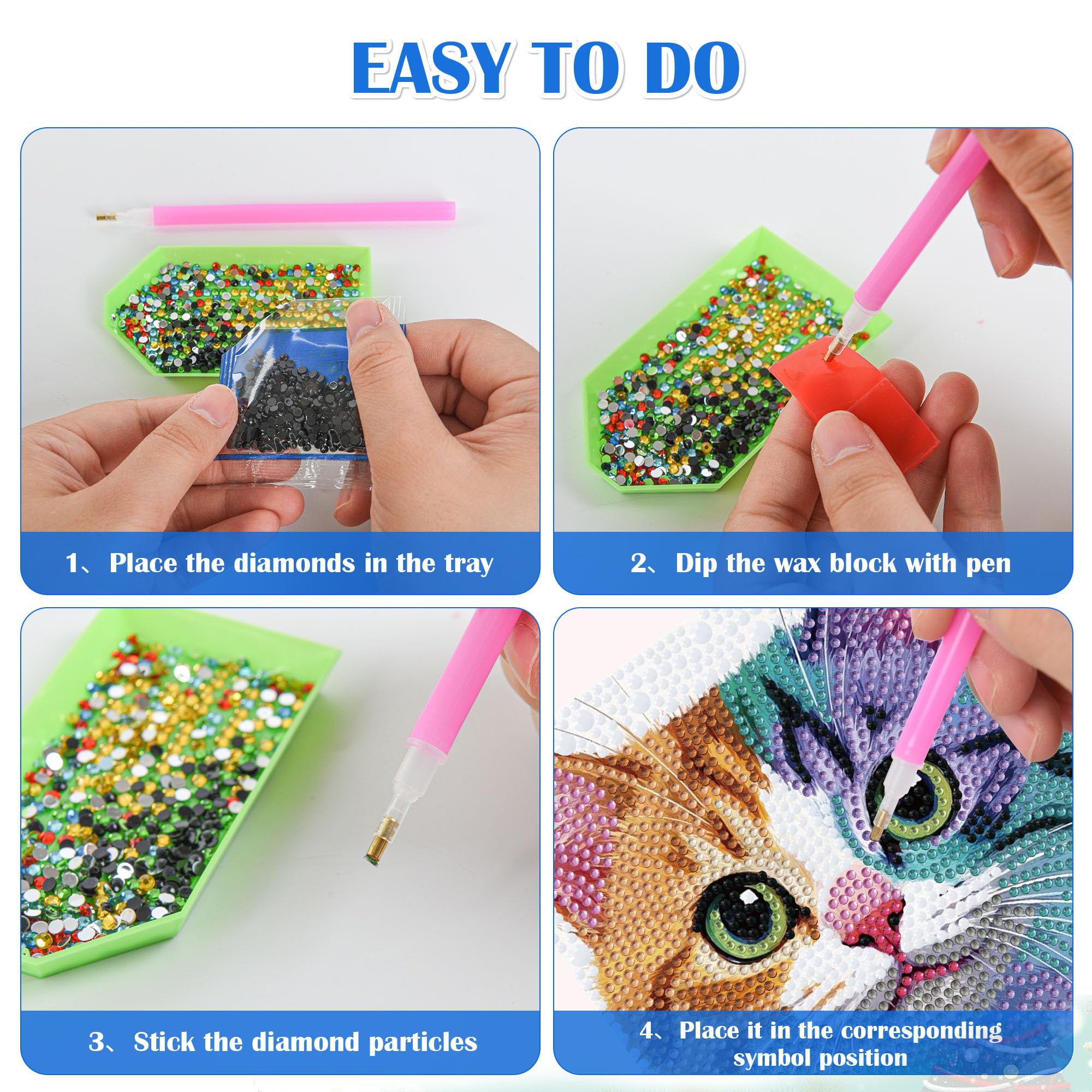 Leixonl Diamond Art Kit gift-ready packaging makes a thoughtful present.