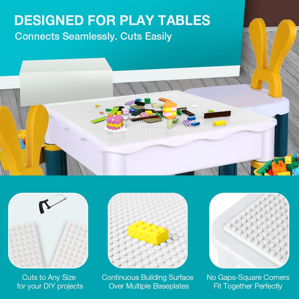 Compact Lekebaby baseplates ensure easy storage after play sessions.