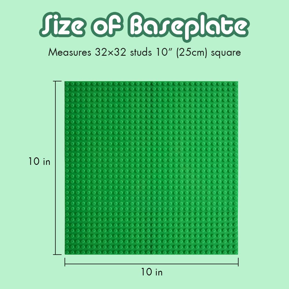 Lekebaby baseplates compatible with major brands for seamless play