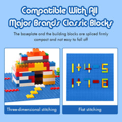 Lekebaby baseplates creative assembly invite kids to reconfigure shapes quickly.