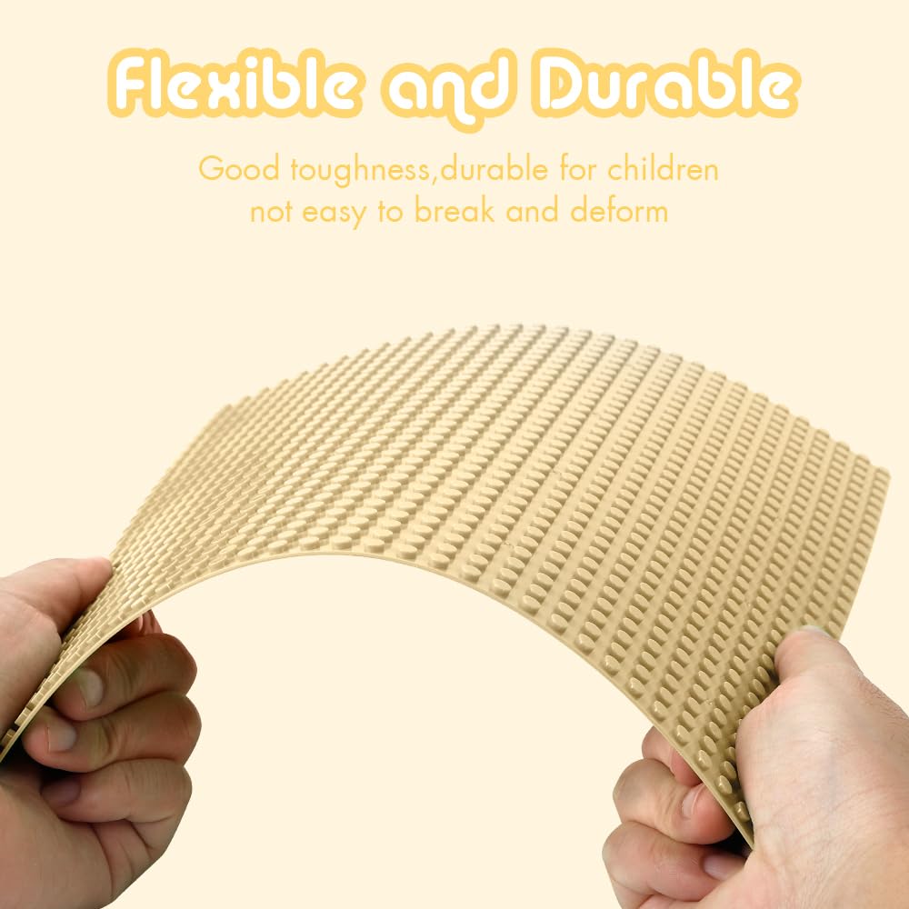 Lekebaby baseplates are easy to cut and glue for quick customization