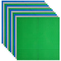 Lekebaby classic baseplates green 10x10 for versatile brick play and compatibility