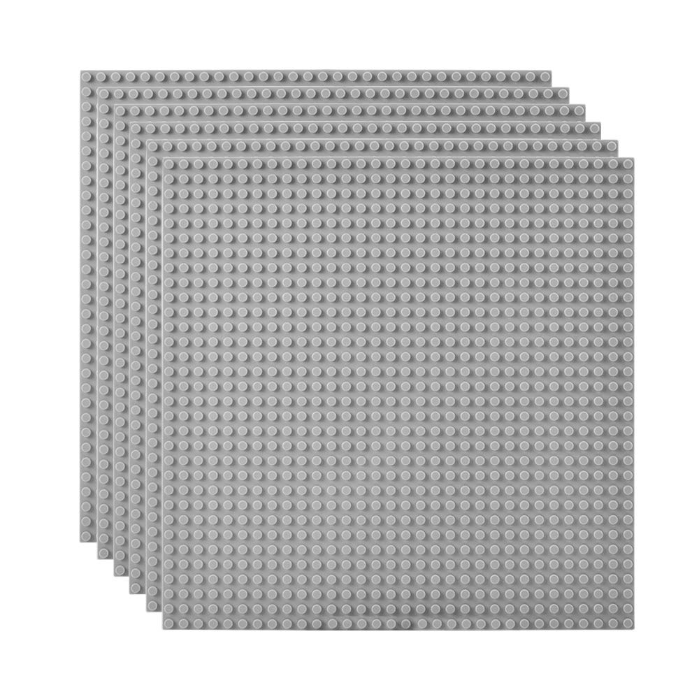 Lekebaby Classic Baseplates front view demonstrating sturdy 10x10 grid for versatile builds