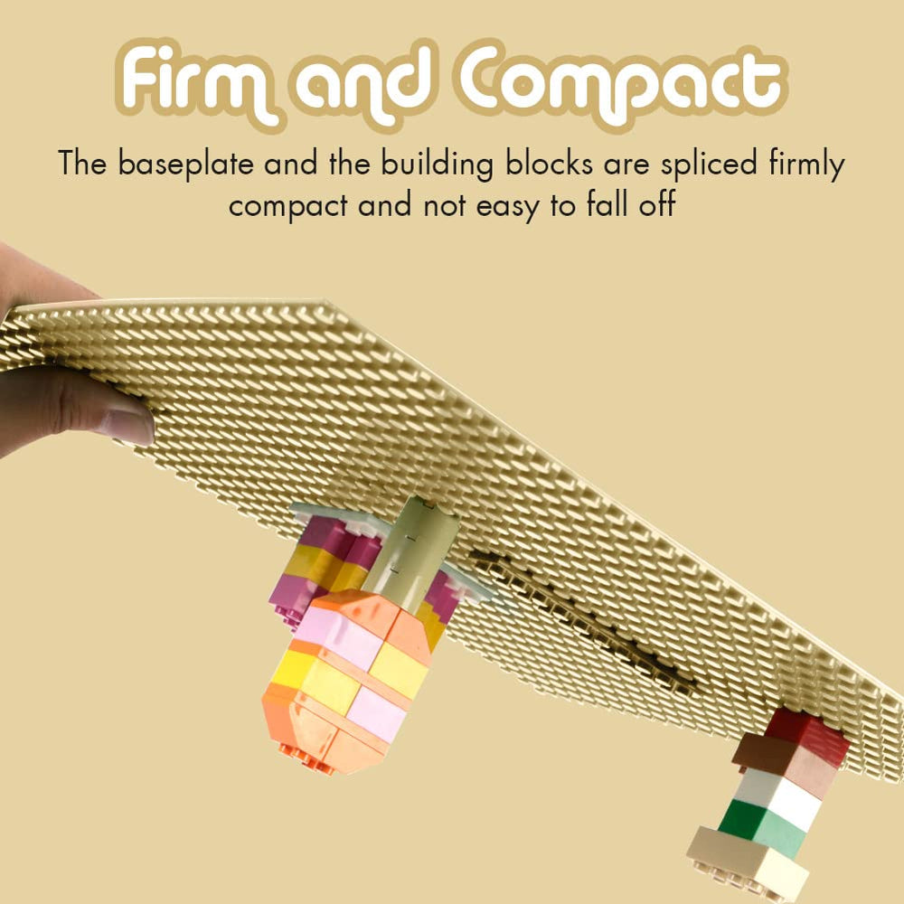 Lekebaby Classic Baseplates compatible with major brands for seamless creativity.