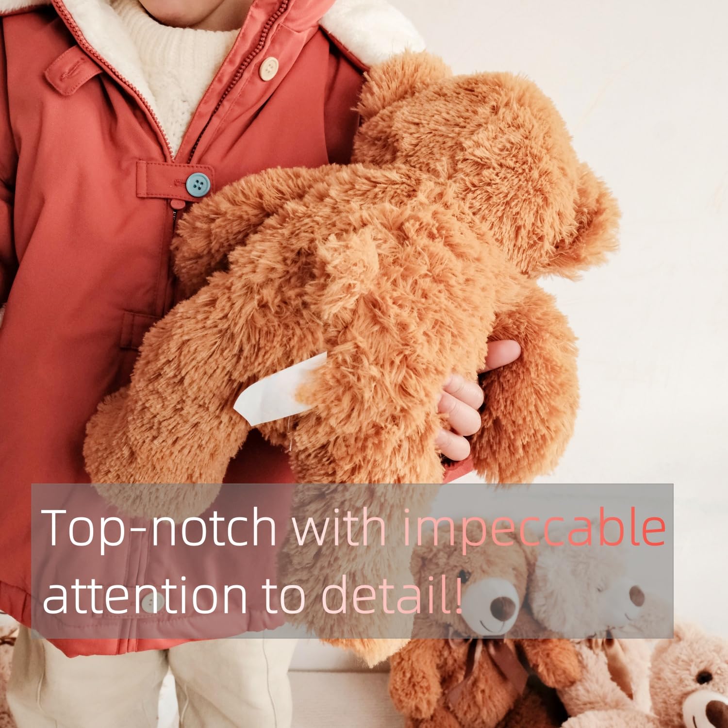 LELELONG teddy bears for baby showers and DIY décor ideas.