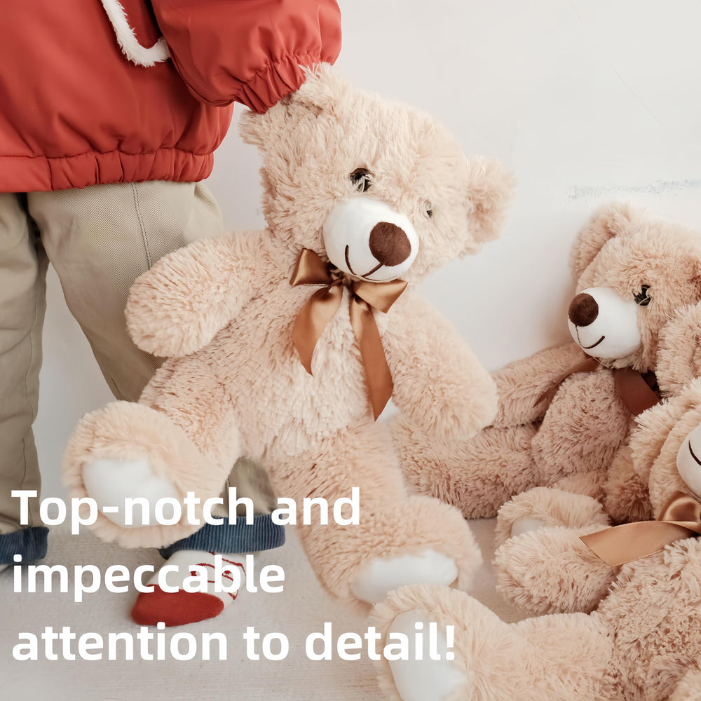 LELELONG Teddy Bears bulk gift-ready set; plush companions ideal for baby showers and celebrations.
