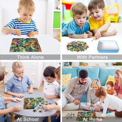 LELEMON Die-cut puzzle pieces are smooth for easy assembly