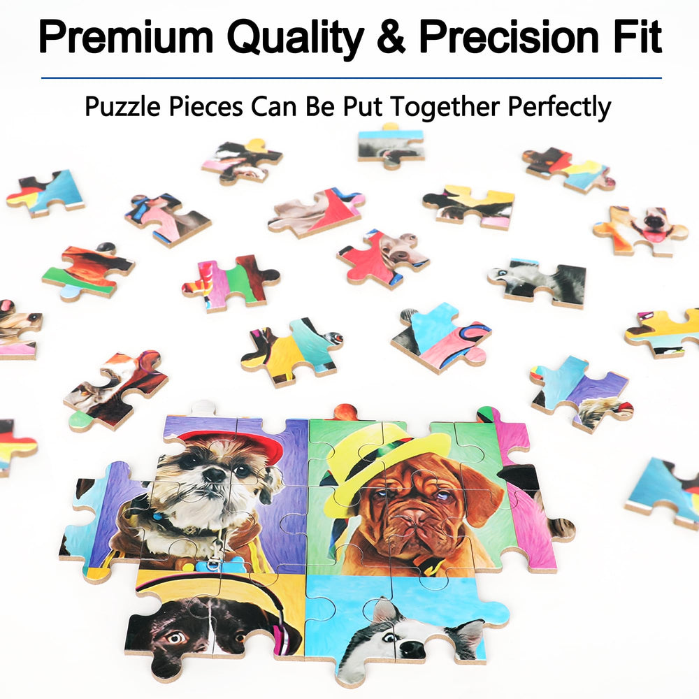 LELEMON kids puzzle promotes concentration and collaborative play with family.