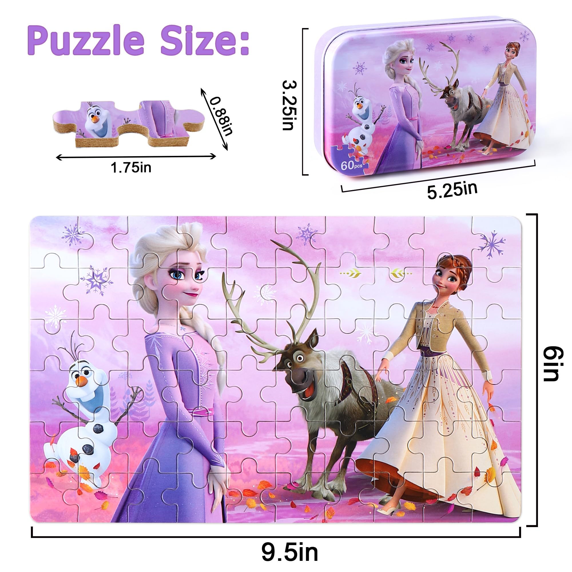 LELEMON kids puzzle assembly with snowmen, promotes problem-solving and fine motor skills.