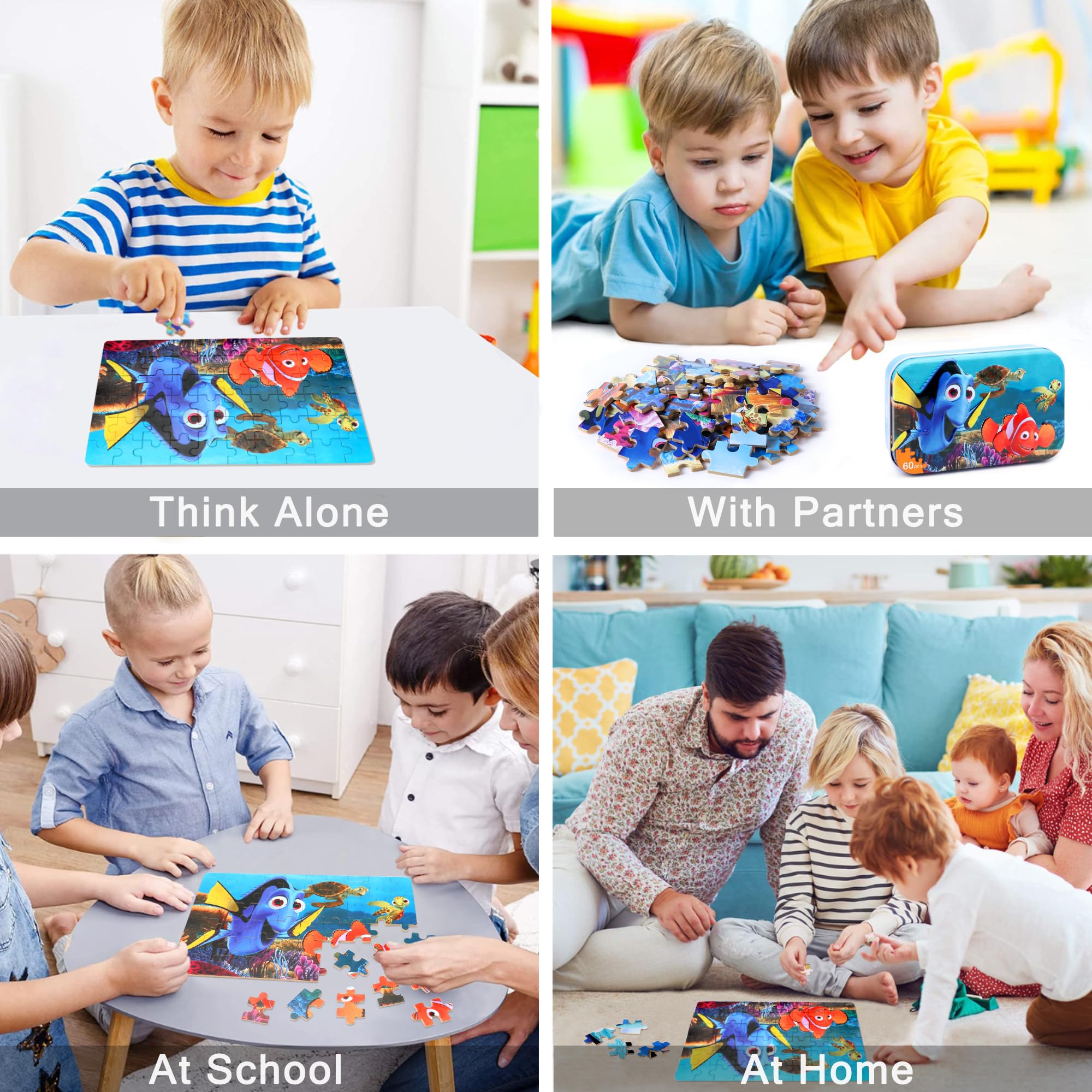 LELEMON kids puzzle set encourages collaborative family learning