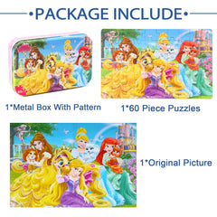 Finished puzzle shown with the LELEMON full-size picture guide