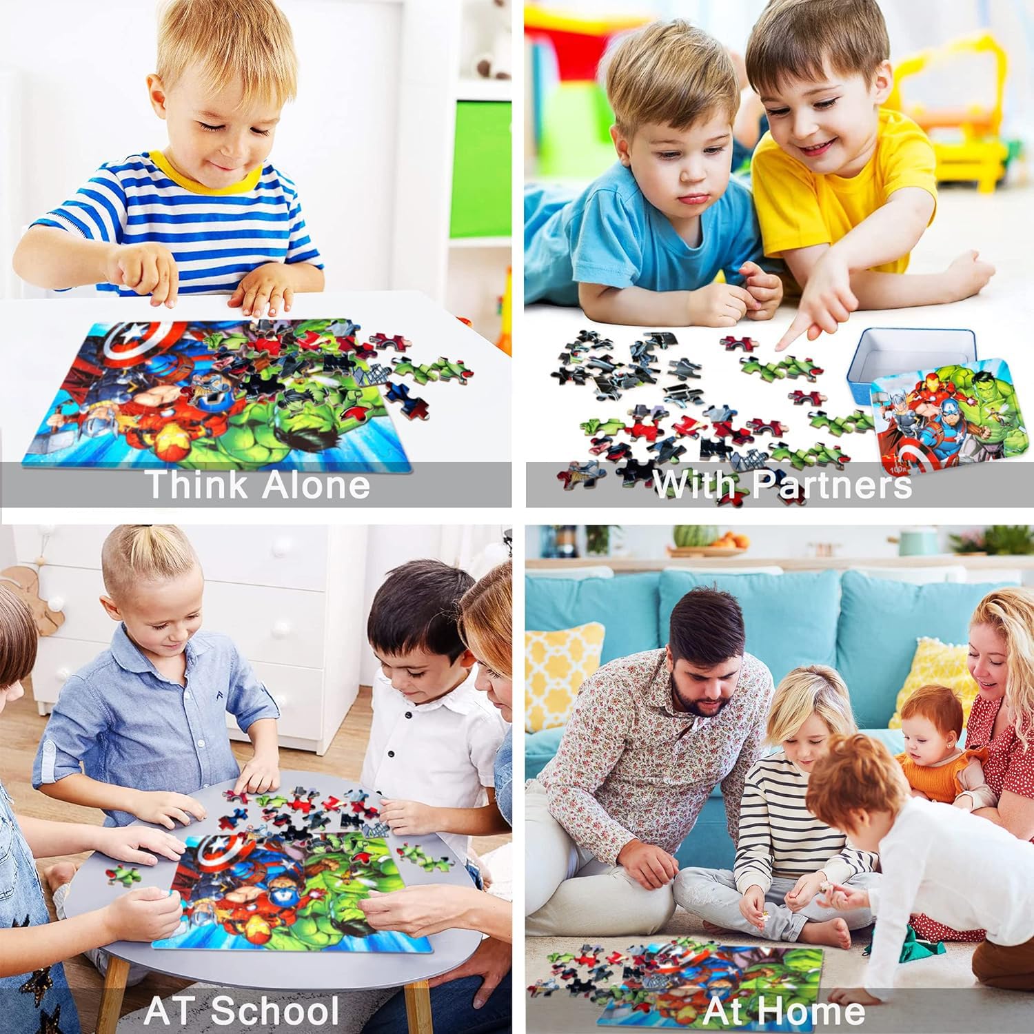 Child assembling a LELEMON puzzle to support learning through play