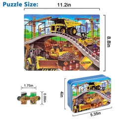 LELEMON Puzzles metal box storage, keeps pieces secure and travel-friendly.