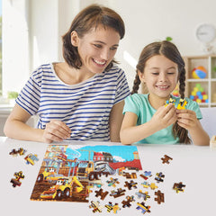 LELEMON Puzzles precision cutting image shows perfect piece fit